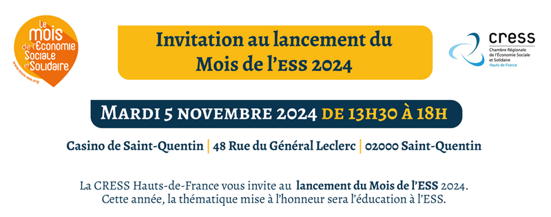 Lancement du mois de l'ESS